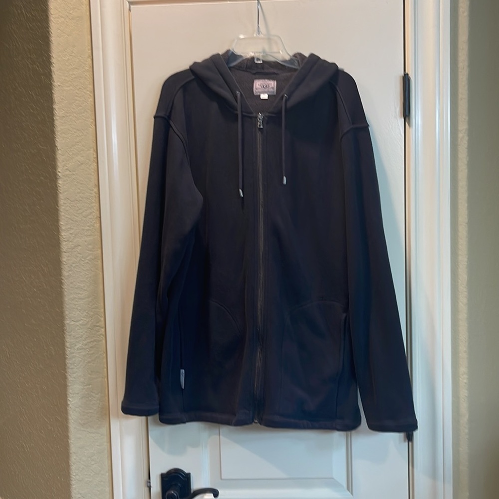 Ugg Bownes Sweatshirt/ Zippered Jacket In Black
